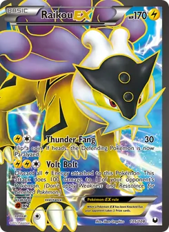 Kaart Raikou-EX