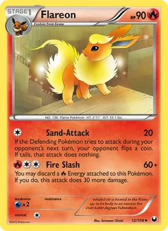 Kaart Flareon