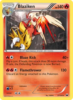 Kaart Blaziken