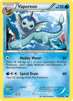 Kaart Vaporeon