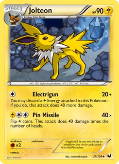 Kaart Jolteon