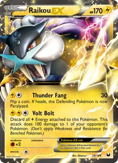 Kaart Raikou-EX