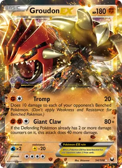 Kaart Groudon-EX