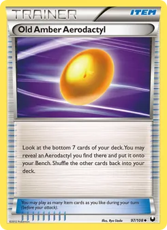 Kaart Old Amber Aerodactyl