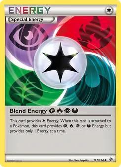Kaart Blend Energy Grass Fire Psychic Darkness