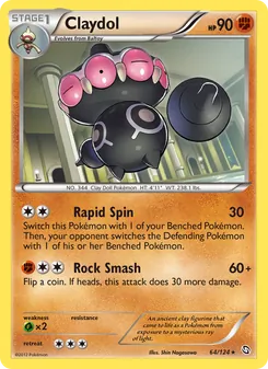 Kaart Claydol