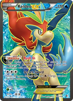 Kaart Keldeo-EX