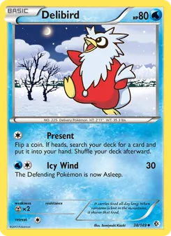 Kaart Delibird
