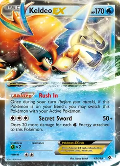 Kaart Keldeo-EX