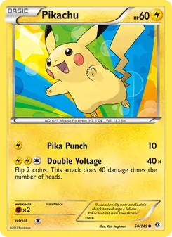 Kaart Pikachu