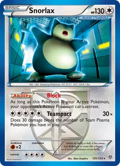 Kaart Snorlax