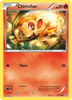 Kaart Chimchar