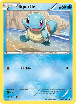 Kaart Squirtle