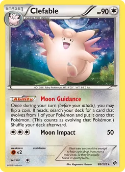 Kaart Clefable