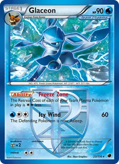 Kaart Glaceon