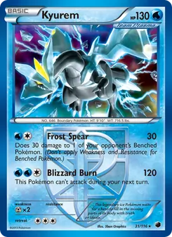 Kaart Kyurem