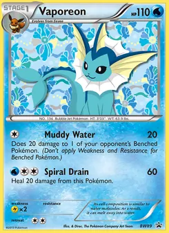 Kaart Vaporeon