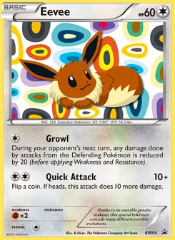 Kaart Eevee