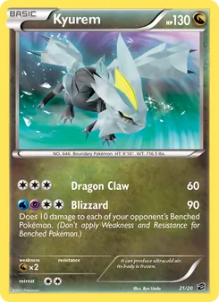 Kaart Kyurem