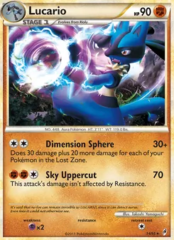 Kaart Lucario