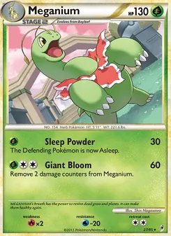 Kaart Meganium