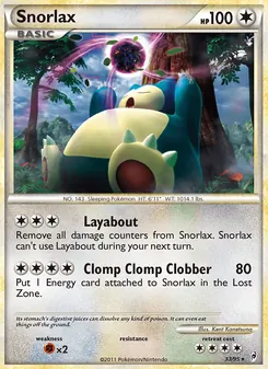 Kaart Snorlax