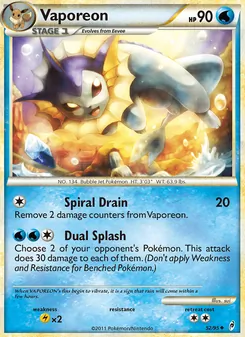 Kaart Vaporeon