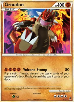 Kaart Groudon