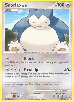 Kaart Snorlax