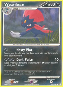 Kaart Weavile