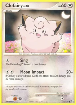 Kaart Clefairy
