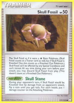 Kaart Skull Fossil