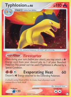 Kaart Typhlosion