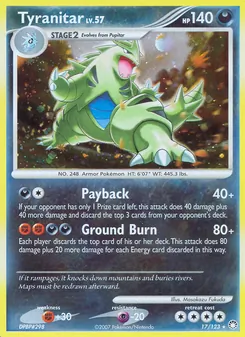 Kaart Tyranitar