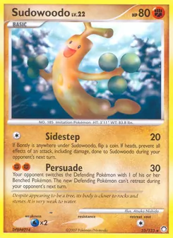 Kaart Sudowoodo