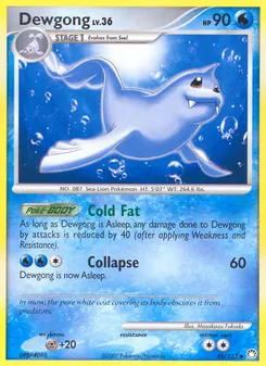 Kaart Dewgong