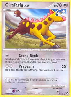 Kaart Girafarig