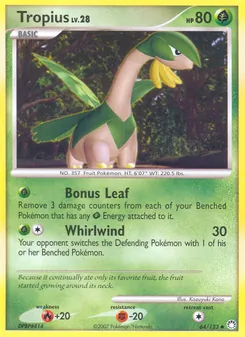 Kaart Tropius