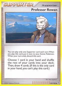 Kaart Professor Rowan