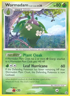 Kaart Wormadam Plant Cloak