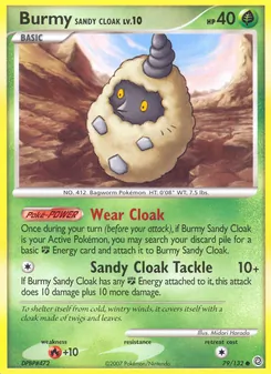 Kaart Burmy Sandy Cloak