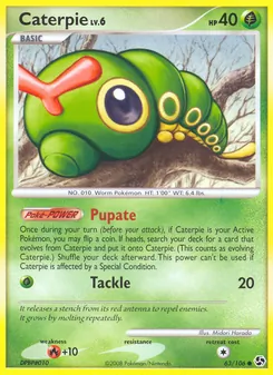Kaart Caterpie
