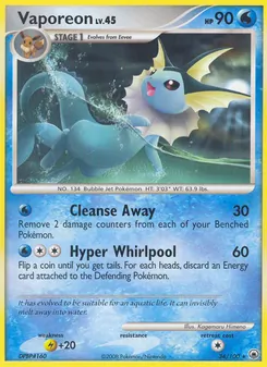 Kaart Vaporeon
