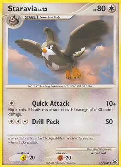 Kaart Staravia