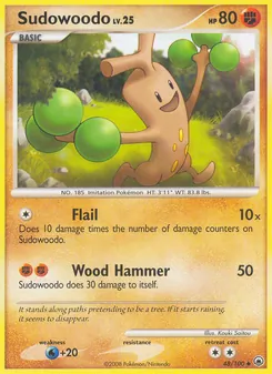 Kaart Sudowoodo