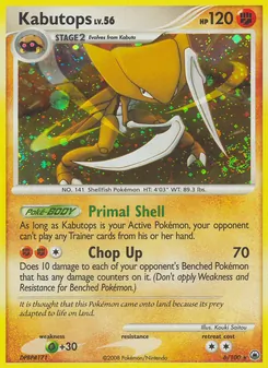 Kaart Kabutops