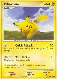 Kaart Pikachu