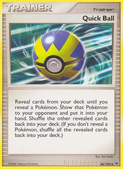 Kaart Quick Ball