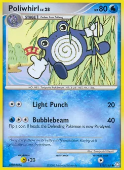 Kaart Poliwhirl