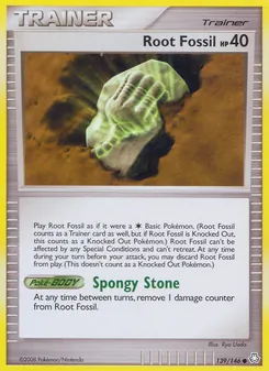 Kaart Root Fossil